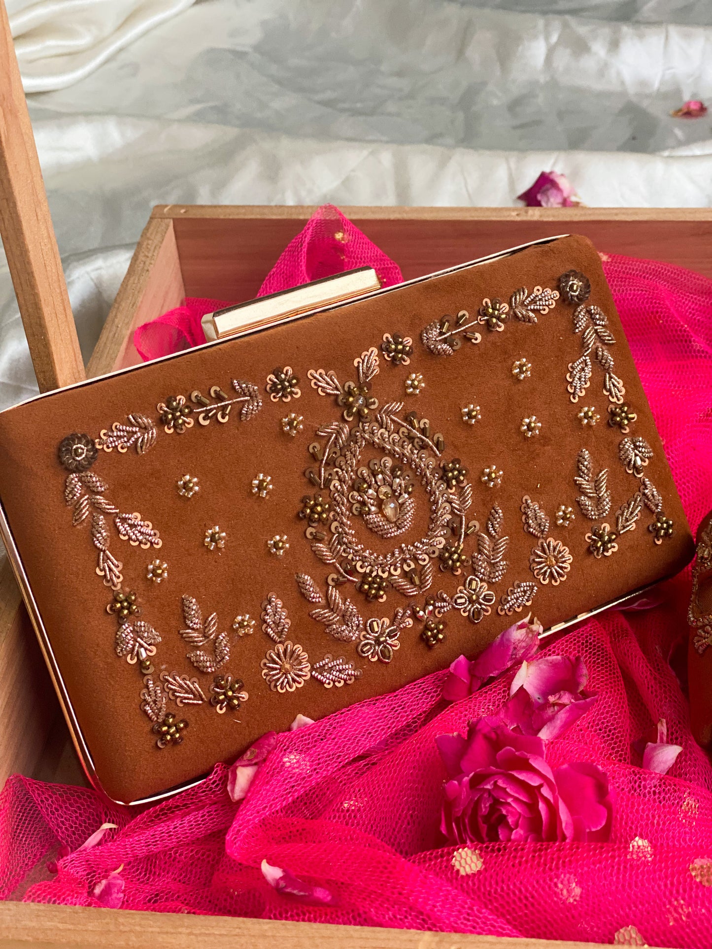 SITARA MUSTARD CLUTCH