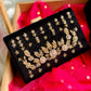 ARAAISH BLACK CLUTCH