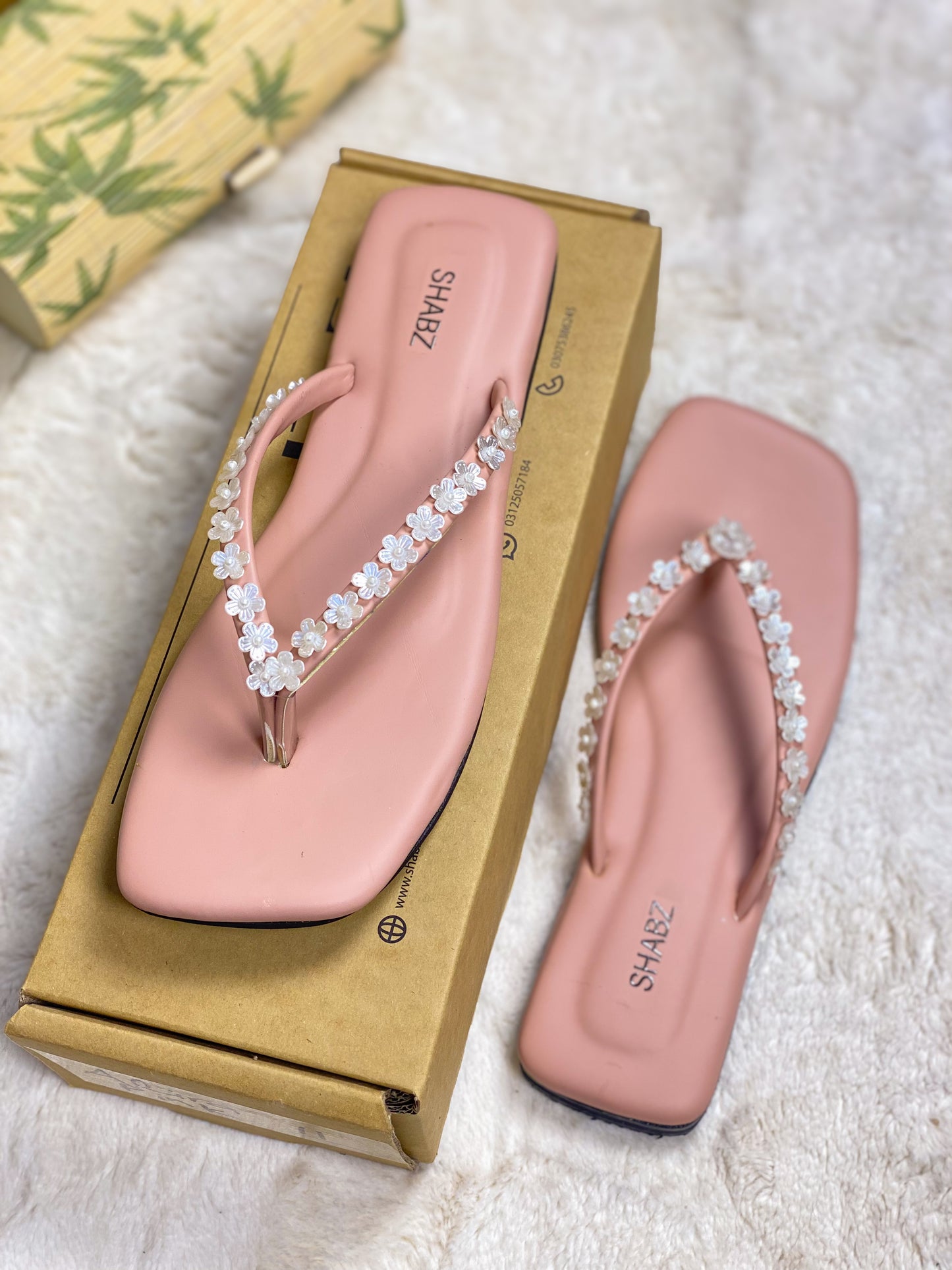 ROSE MIST FLIP-FLOP