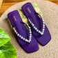 PLUM SPLASH FLIP-FLOP