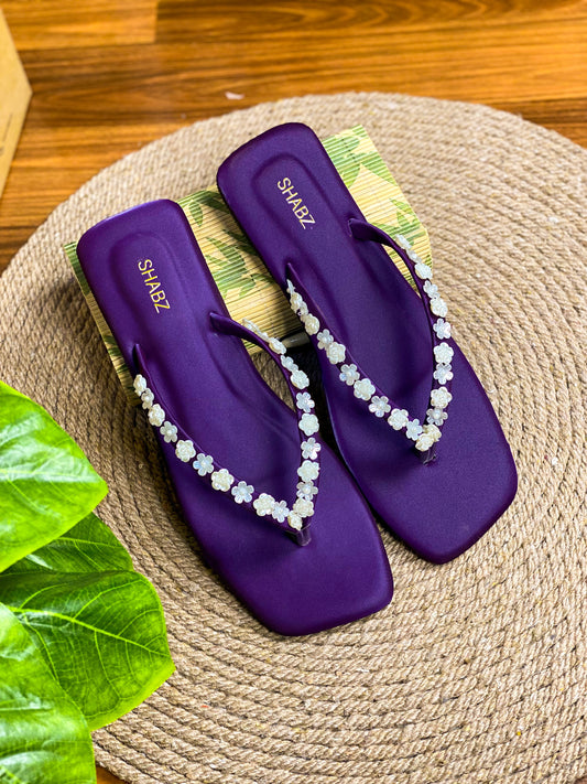 PLUM SPLASH FLIP-FLOP