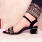DHALIA HEEL (DEEP BLUE)